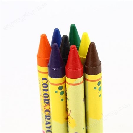 定制8只装油画棒 顺滑易上色美术绘画幼儿蜡笔  厂家批发价格
