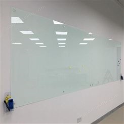北京玻璃白板 搪瓷白板 会议室钢化超白玻璃白板 绘制表格上门安装