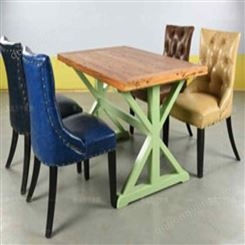 小圆桌咖啡店洽谈桌椅 咖啡厅吧台桌椅 生产厂家