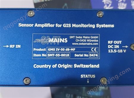 SMT Swiss Mains GMS-IV-50 dB SMT-55-0018瑞士传感器放大器