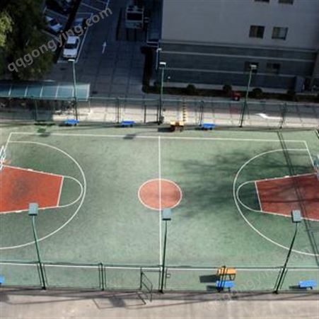 康达弹性丙烯酸网球场 丙烯酸篮球场 品质保障