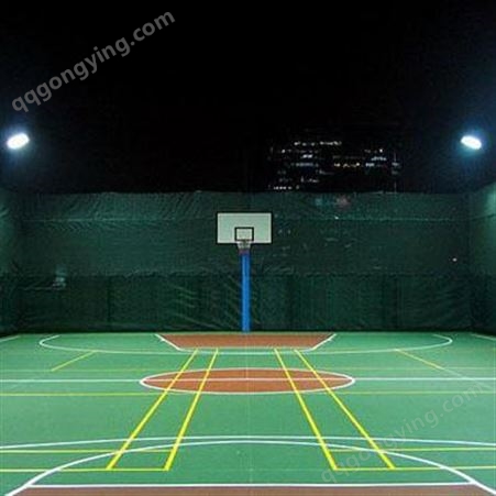 球场 硅pu网球场 康达足球场塑胶跑道篮球场 多配制可选