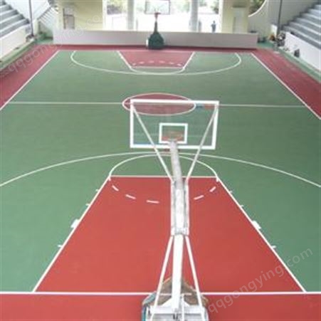塑胶篮球场 球场跑道材料 康达丙烯酸球场材料配方 可定制各型号