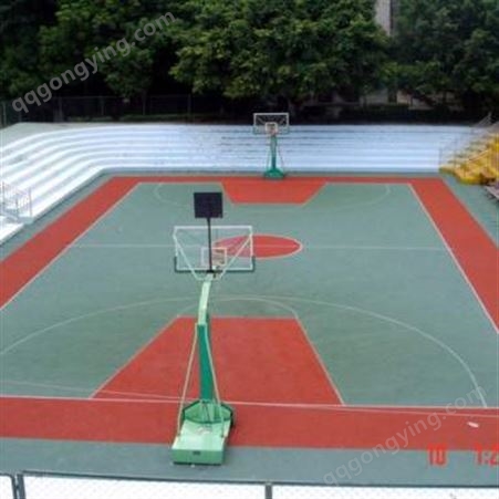 球场 硅pu网球场 康达足球场塑胶跑道篮球场 多配制可选