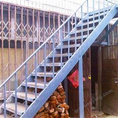 损钢结构楼梯_社区合金钢结构楼梯