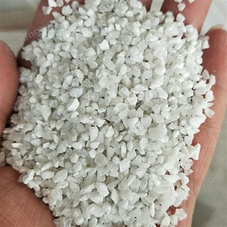 万江环保 石英砂生产厂家 0.8-1.2mm均值石英砂滤料批发