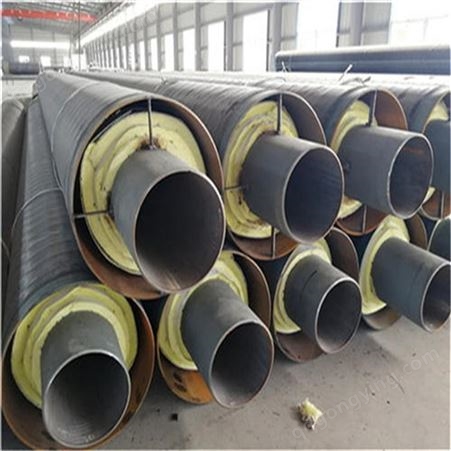 供应污水处理聚氨酯钢套钢保温管道 供暖用钢套钢管 螺旋钢管
