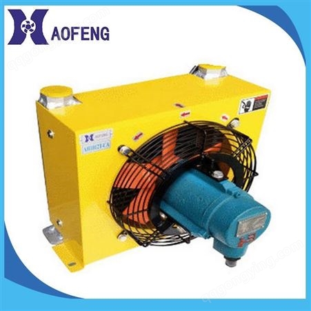 ah1417tlex微乐环保 液压系统风冷式油冷却器 机械油冷却器 小型液压系统定制冷却器