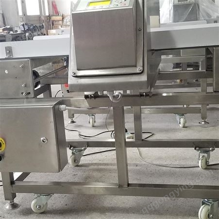 鼎沪面包月饼糕点食品检测仪 输送式生鲜调料金属检测机