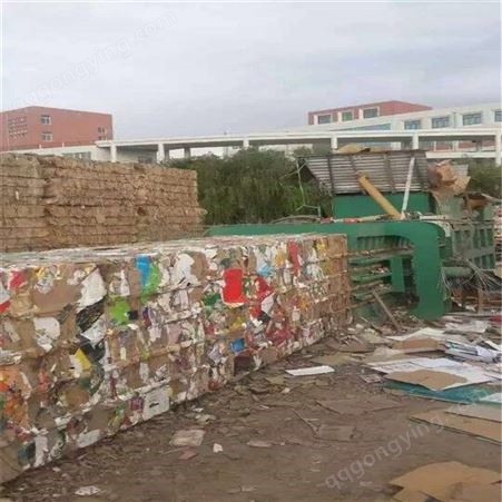 废纸板打包机价格 中国台湾废纸打包机机器 冠玉 