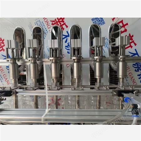 6头液体灌装生产线 喷雾瓶消毒剂灌装机 消毒液灌装机