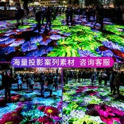广州地面投影价格 互动投影装置 酒店地面投影