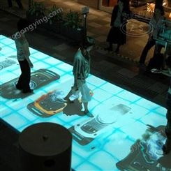 多通道地面互动 互动投影设备 互动投影游乐场 地面互动投影游戏