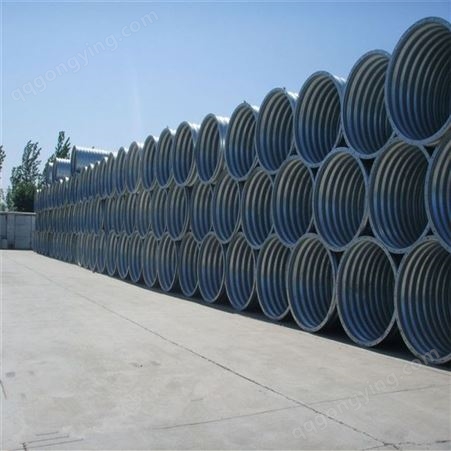 金属波纹排风管拼接公路涵管金属排水管可定做钢波纹涵管