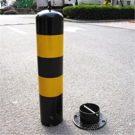 活动铁防撞 立柱停车桩隔离路障警示路桩钢管警示柱