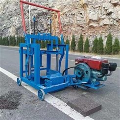 自动花砖机设备 移动式水泥砖制砖机 免烧空心水泥砖机 耀创供应