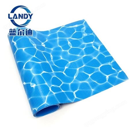 泳池防水装饰胶膜 蓝尔迪厂家现货供应PVC防水材料 环保防紫外线 不同厚度