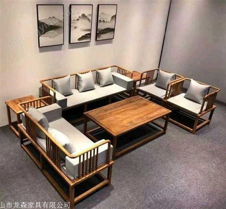 四川 新中式红木家具沙发 南美胡桃木做沙发好吗价格 启航木业