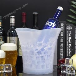 金御实业 5升发光冰桶 单支装香槟桶塑料冰桶耐摔 冰桶可定制logo