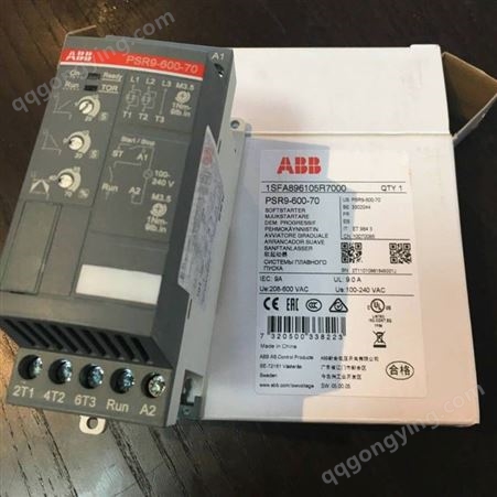全新ABB软起动器PSR105-600-70