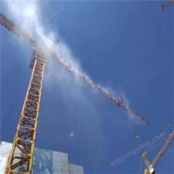 青海海北工程环保塔吊喷淋工地除尘降湿塔吊喷淋现货批发