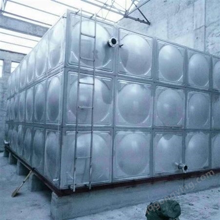 楼顶消防水箱 SUS304不锈钢水箱 SMC玻璃钢水箱厂家