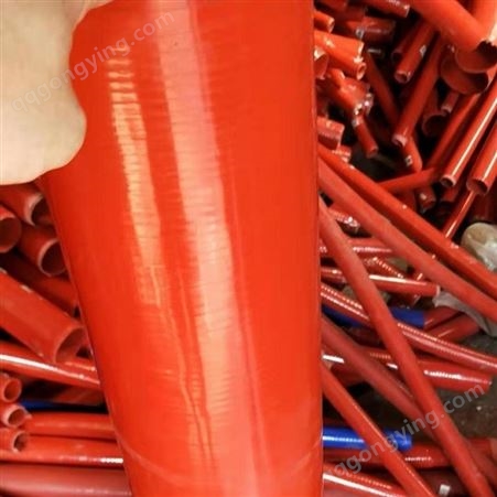 定制各种汽车硅胶米管红色夹布胶管内径100mm60mm50mm耐高温硅胶软连接头