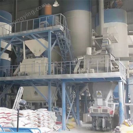 2吨环保型腻子粉设备机械生产厂 实力工厂无重力搅拌混合机