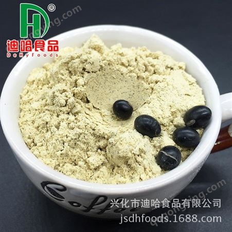 供应熟黑豆粉 用于五谷杂粮复合粉 豆香味浓郁 黑皮绿心黑豆粉
