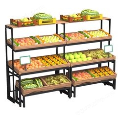 水果店货架定制 水果展示架 果蔬货柜厂家 杭州坚塔货架