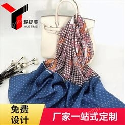 桑蚕丝刺绣围巾杭州真丝围巾价格日产20000条越缇美