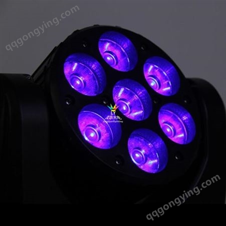 7颗4合1 LED摇头灯 LED舞台灯光 电脑摇头灯 摇头图案灯 摇头染色灯 婚庆灯 舞台灯具