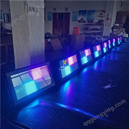 新款直销LED 960颗频闪灯 酒吧彩色DMX512调光LED频闪灯 舞台闪光灯