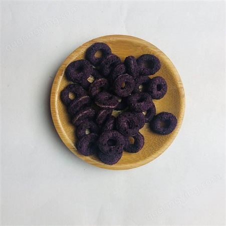 紫薯谷物圈 五谷香 即食冲泡谷物圈 源头货源