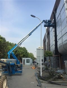 上海闵行直臂式升降机  高空车租赁 载人维修 21米登高升降平台