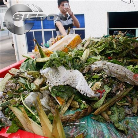 希盾螺旋脱水机菜市场农贸垃圾 过期食品 香蕉树沼气处理系统