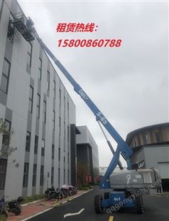 上海闵行直臂式升降机  高空车租赁 载人维修 21米登高升降平台