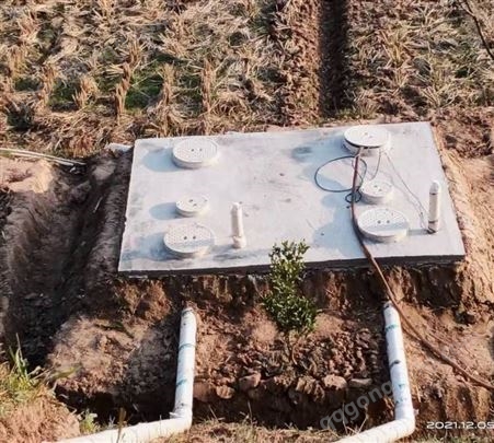 汇鑫融供应农村2立方三格式化粪池 安装微动力净化槽小型污水设备