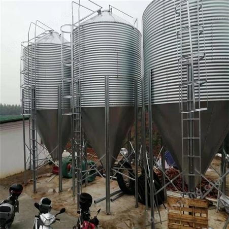 镀锌料塔 20吨镀锌板料塔 养殖设备 多格优惠