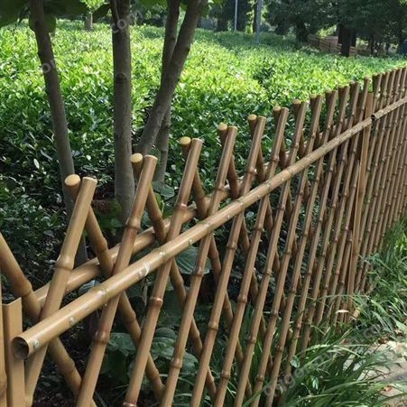 公园篱笆栅栏 各种规格 草坪仿竹护栏 万泰