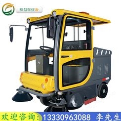 扫地车生产厂家 神益S6工业用扫地机 驾驶式扫地车批发