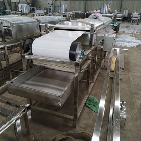 马铃薯圆形粉皮生产设备   全自动蒸汽粉皮机   粉皮加工烘干机