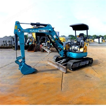 广州回收二手挖掘机 久保田小型挖沟机 3吨二手微挖