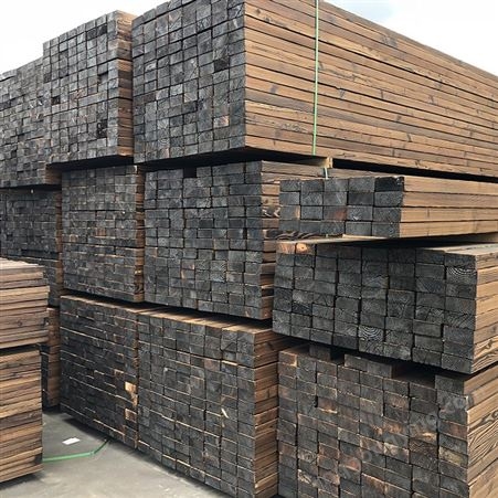 户外阻燃碳化木 太仓阻燃木厂家批发价格表 可定制加工阻燃碳化木