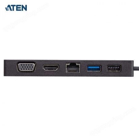 ATEN 宏正 UH3236 USB-C 多端口迷你充电扩展坞 支持USB PD3.0 电源传输