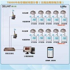 德力信空调时间型分户计费系统  LoRa无线网关 无线温控器