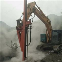 广西玉林矿山钻机 挖改凿岩钻机 岩石分解欧力特