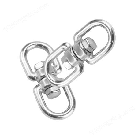 304不锈钢旋转环 美式8字转环连接器 万向环链条扣环规格多种