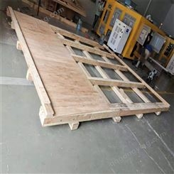 天河实木木箱 托盘木箱 钢带木箱定制   铂纳包装