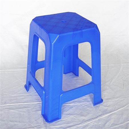 时尚家用塑料椅子 加厚耐摔成人方形座椅 大排档高脚餐桌凳子厂家